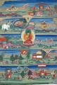 ブータン仏教のタンカ・ジャタカ物語